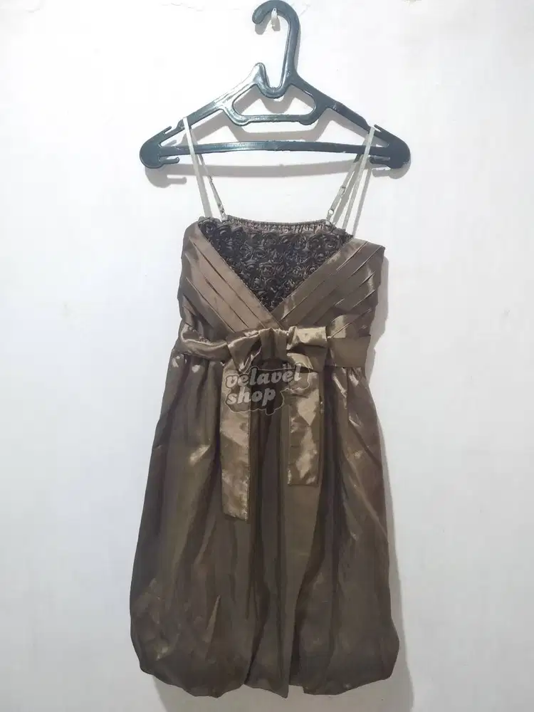 Dress Wanita Bahan Saten