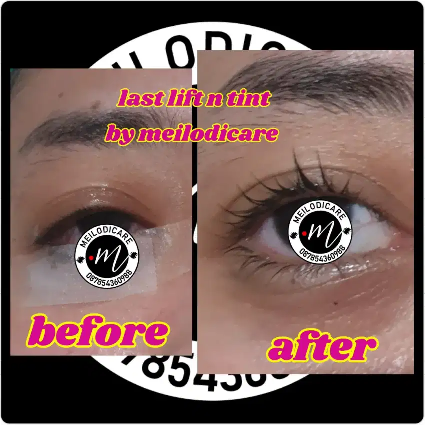 Lash lift n tint