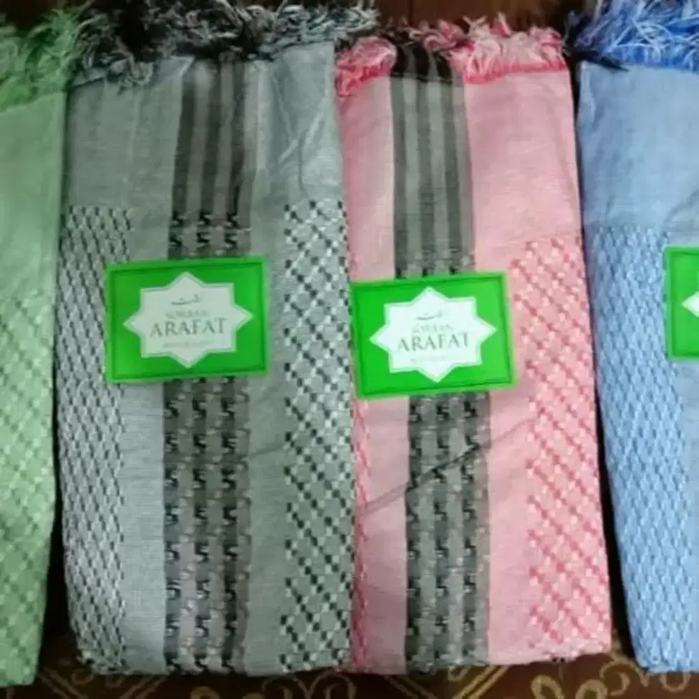 Grosir Souvenir Sorban Arafat Putih Warna murah