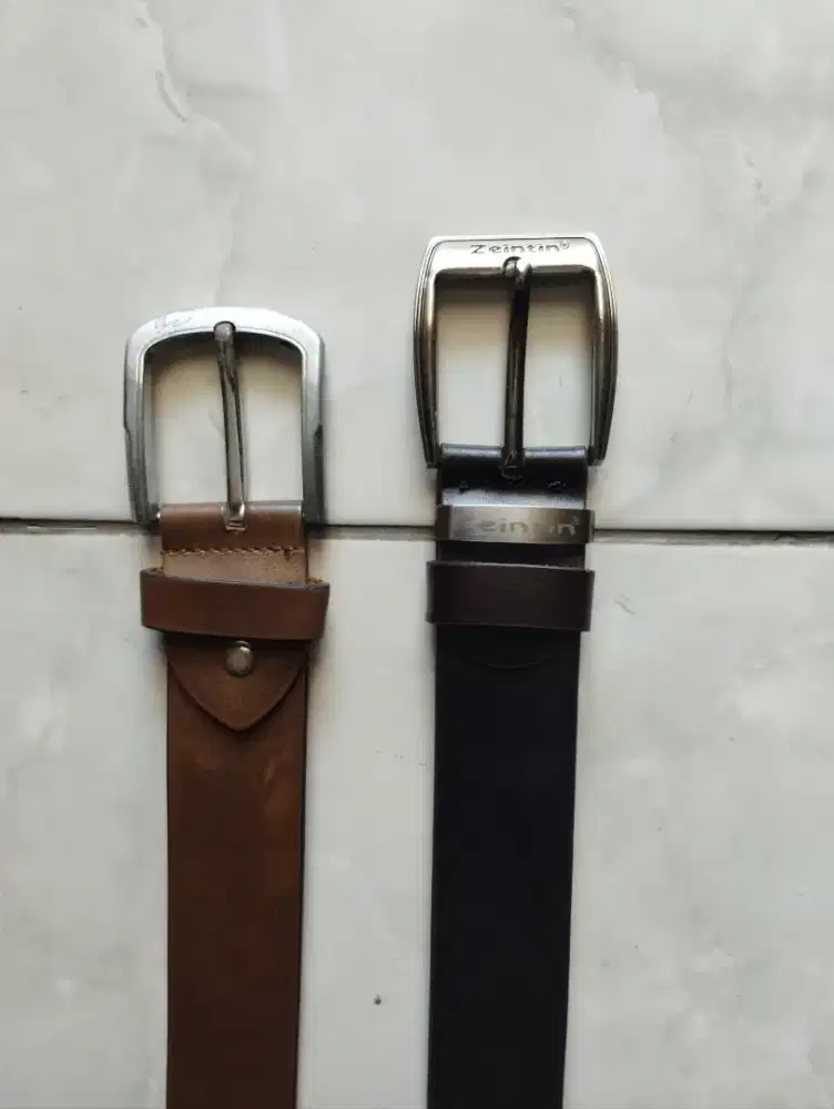 Sabuk Ikat Pinggang Gesper ORIGINAL TERNAMA Giordano dan Zeintin