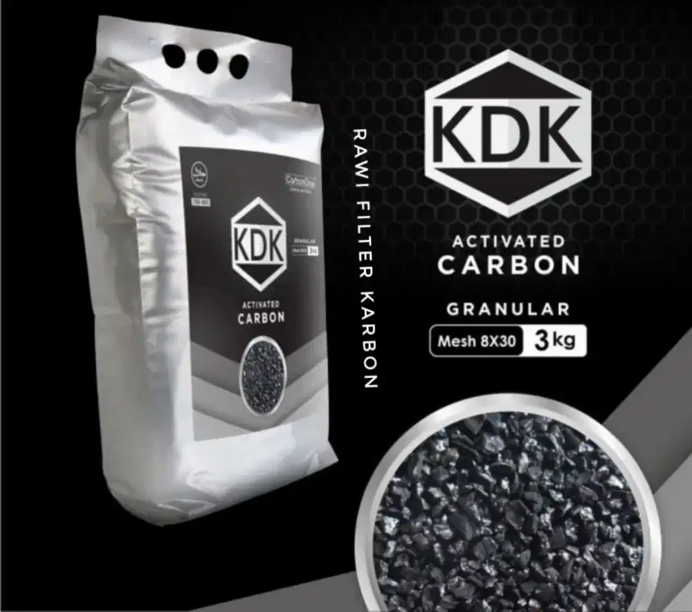 Karbon aktif 3kg media filter air
