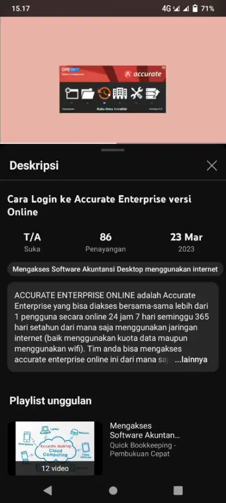 Accurate Online versi 5 Accurate Online Manufaktur
