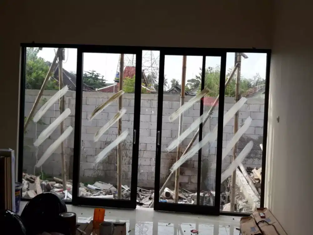 Kusen alumunium pintu jendela boven kacalipat geser sliding swing buka