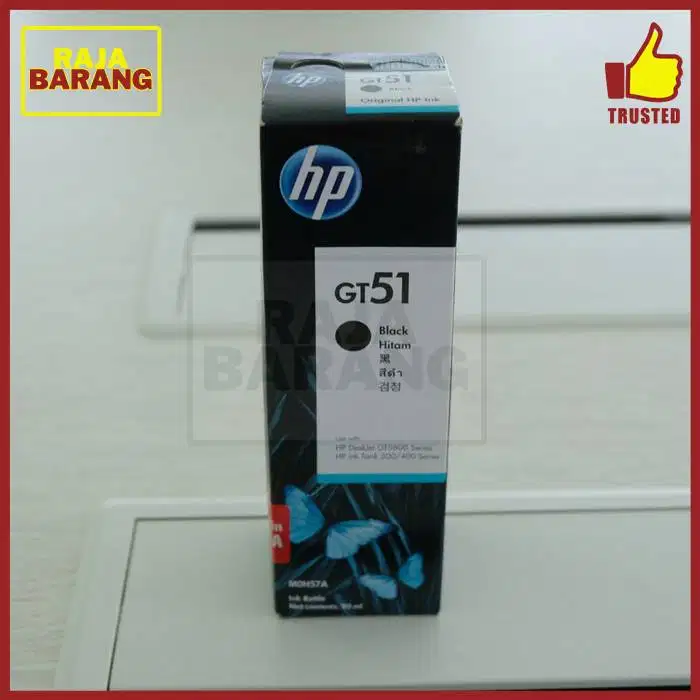 HP Tinta Printer Hitam GT 51 GT51 GT-51 Black Ink Original HP