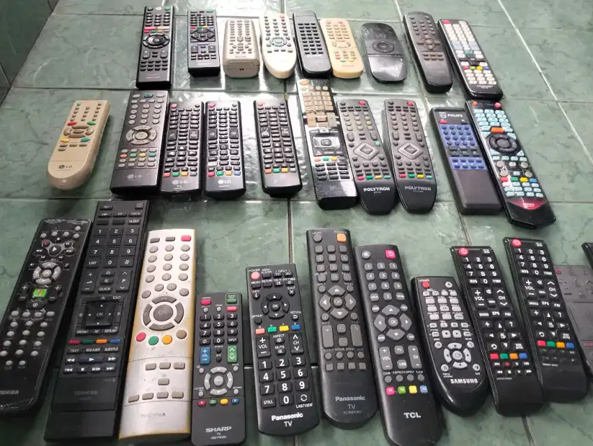 Remote TV Ori Samsung Sony Panasonic LG Sanken Sharp Polytron konka