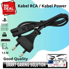 Kabel Power PS3 Slim Super Slim PS2 printer epson angka 8