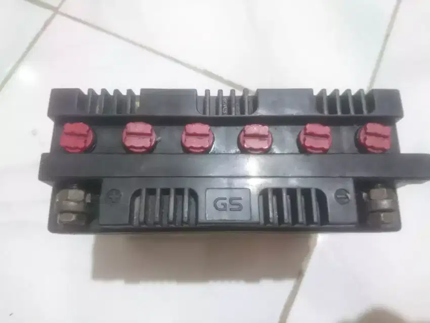 Aki GS basah GM 7B-4B 12V 7A accu bekas honda Tiger