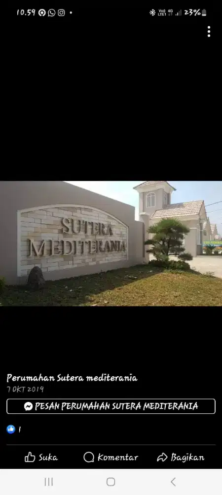 OVER KREDIT PERUMAHAN SUTRA MEDITERANIA