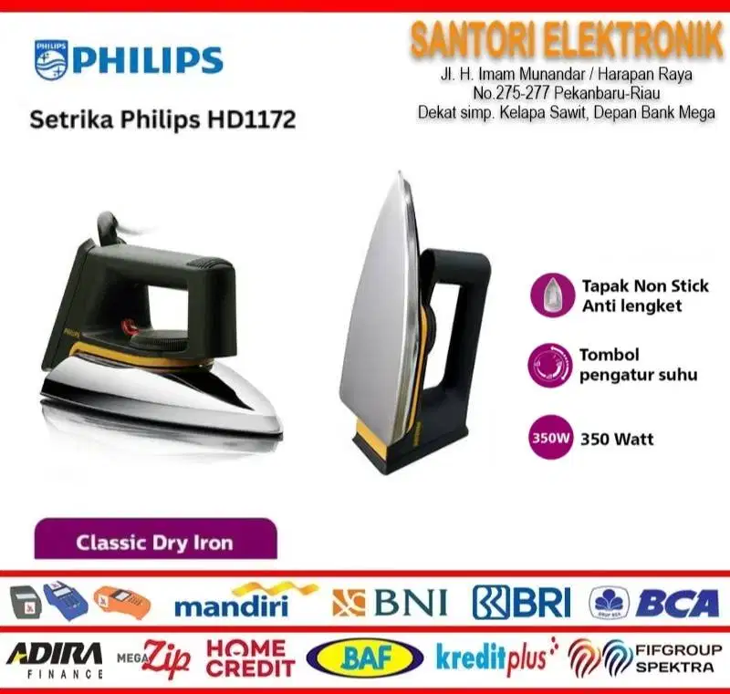 PROMO SETRIKA PHILIPS HD 1172