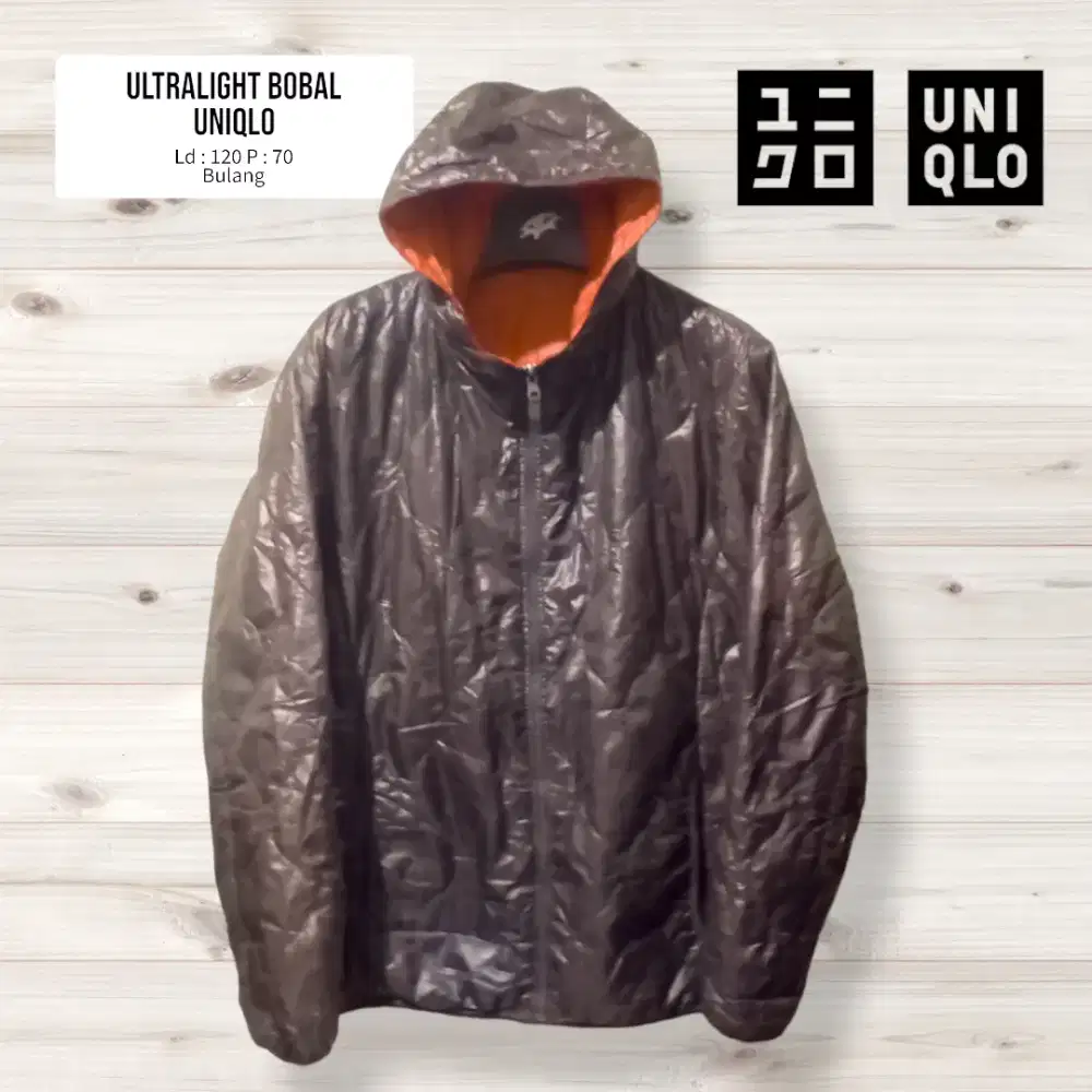 Jaket Ultralight bolak balik uniqlo