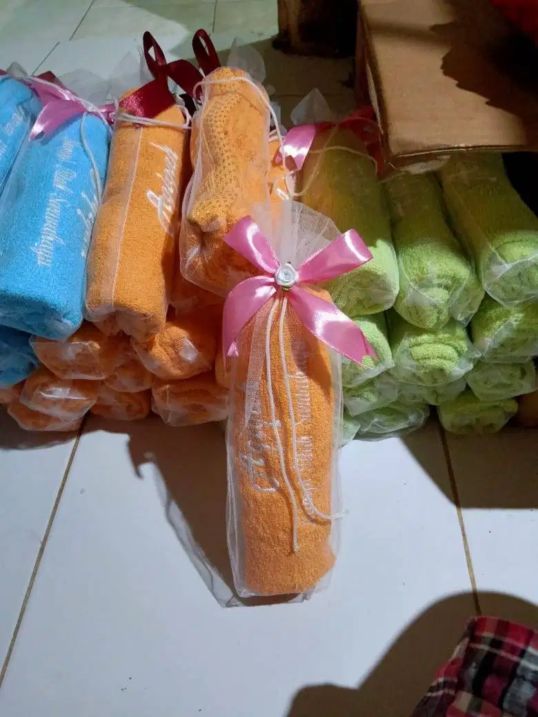 Handuk bayi, suvenir handuk bayi, suvenir payung bayi, souvenir lahira