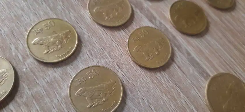 Koin 50 Komodo Koleksi koin lama th 1992