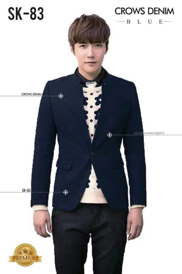 Jas Pria | Jas Warna Navy Blue | Jas Non Formal Jogja