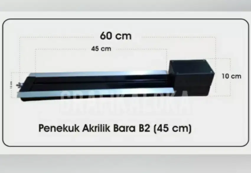 Jual penekuk akrilik bara B (45cm) preorder!!