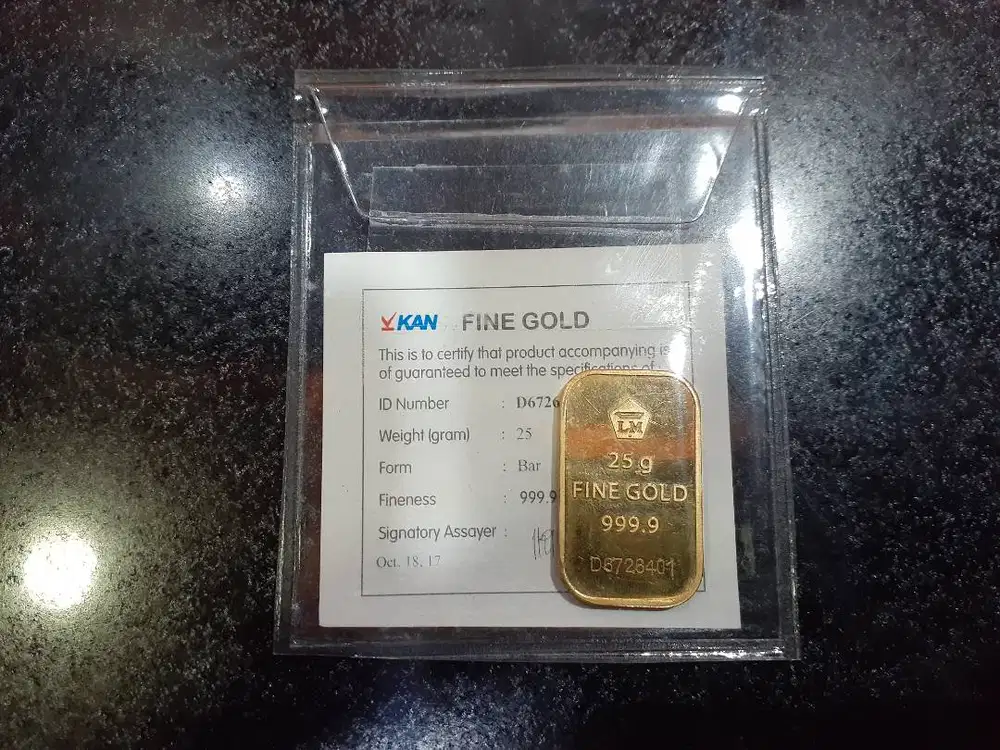 Logam mulia antam 25gr