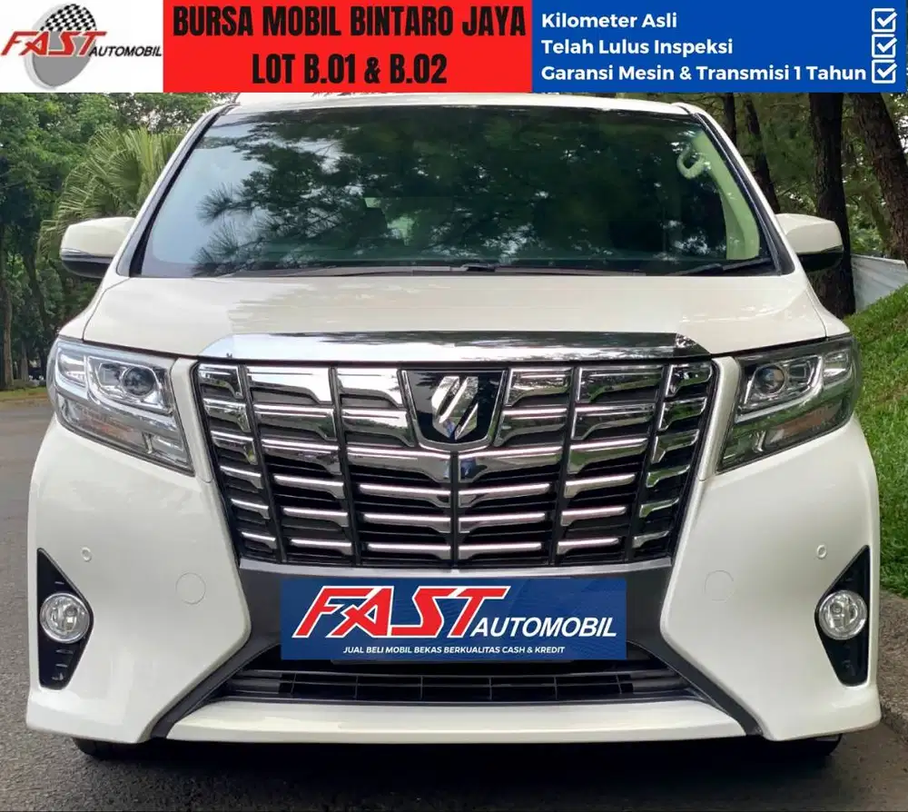 DP 49JT TOYOTA ALPHARD 2015 2.5 AT KM.74RB & PAJAK PANJANG #F4ST ...