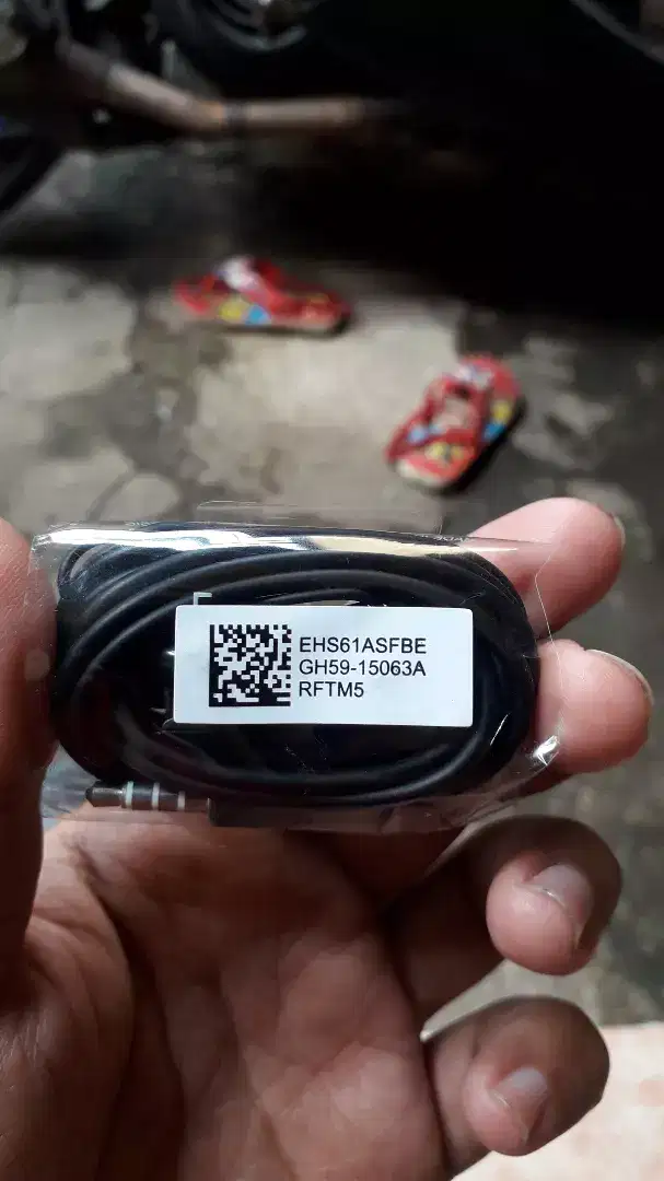 Headset samsung original cabutan warna hitam