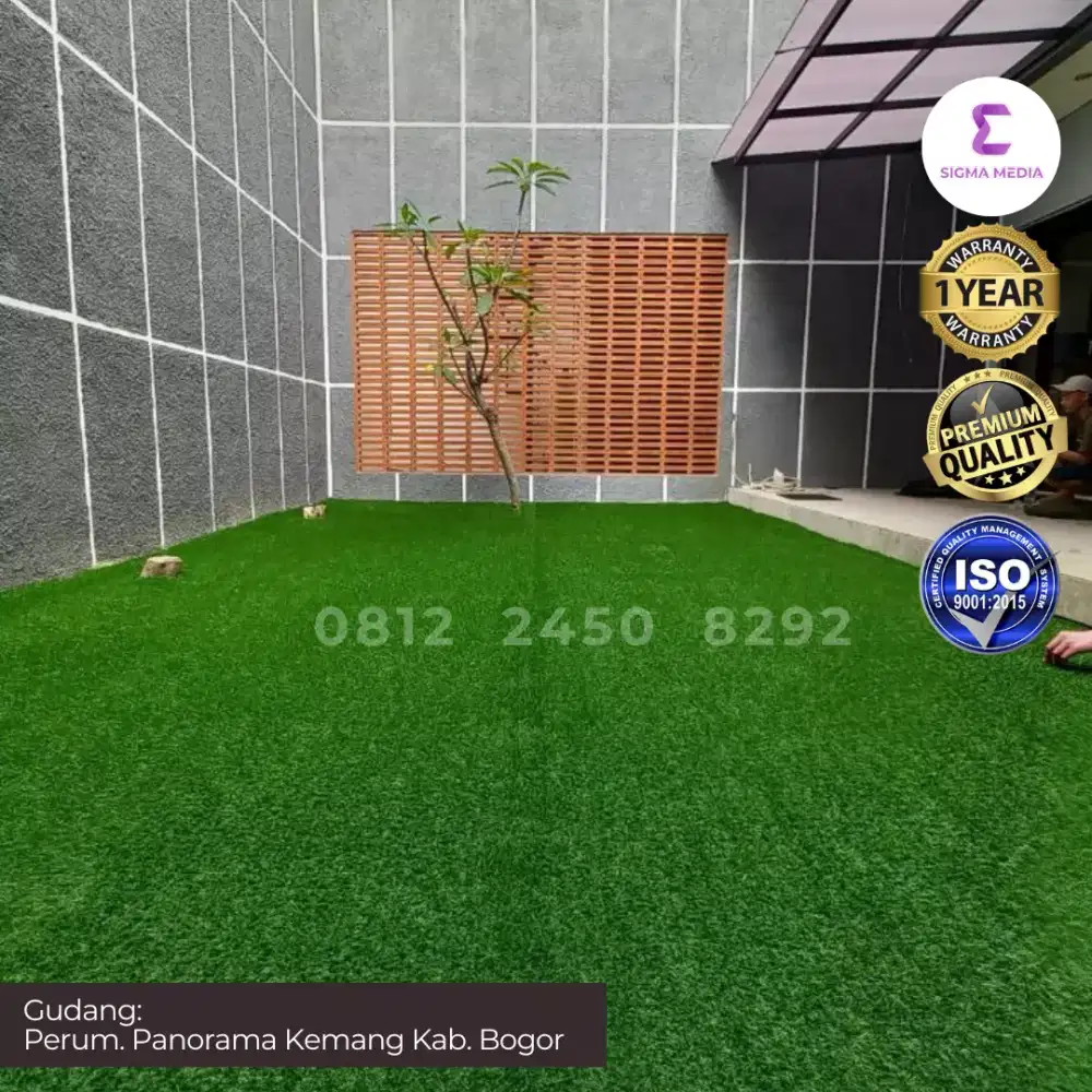 Dekorasi rumput sintetis type swiss