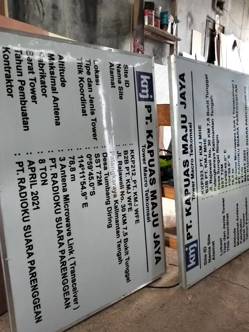 Papan Reklame Full Besi