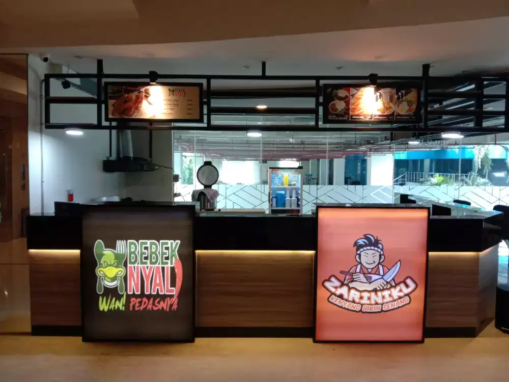 Pembuatan Stand Cafe and Resto Murah ,gratis 3D dan cash back