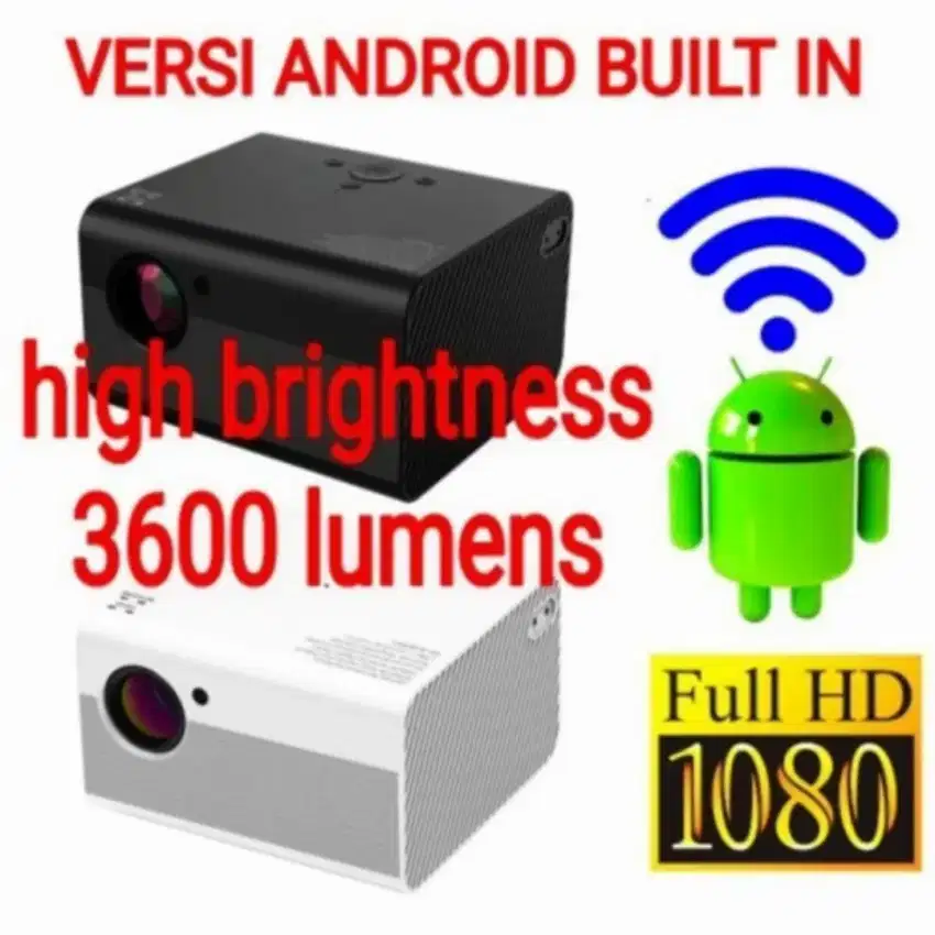 Projector proyektor mini android unic t10W versi android