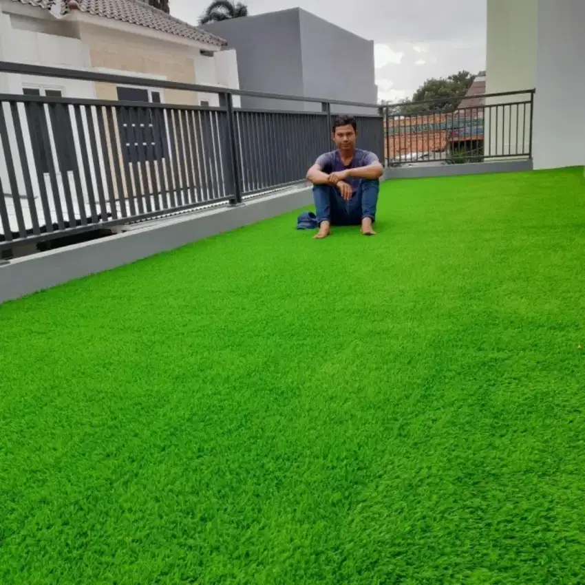 Karpet Rumput-Rumput Sintetis Berkualitas Untuk Taman Dll