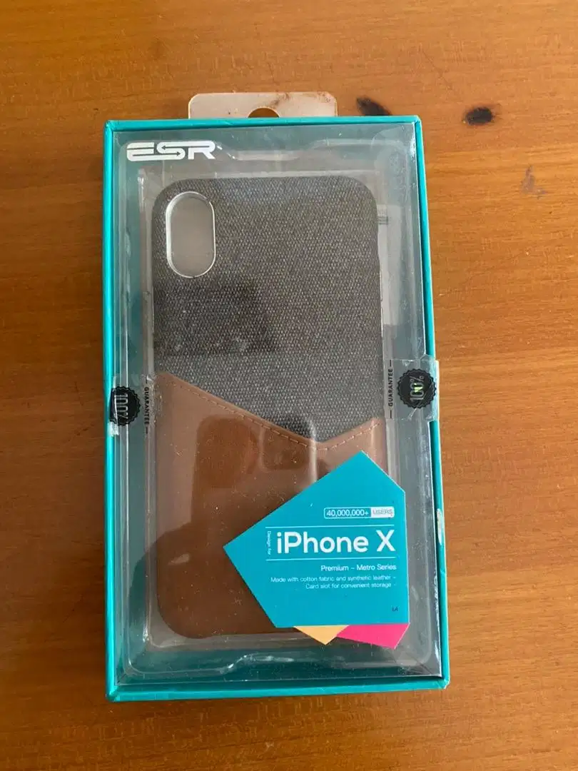 ESR lether case wallet Iphone X