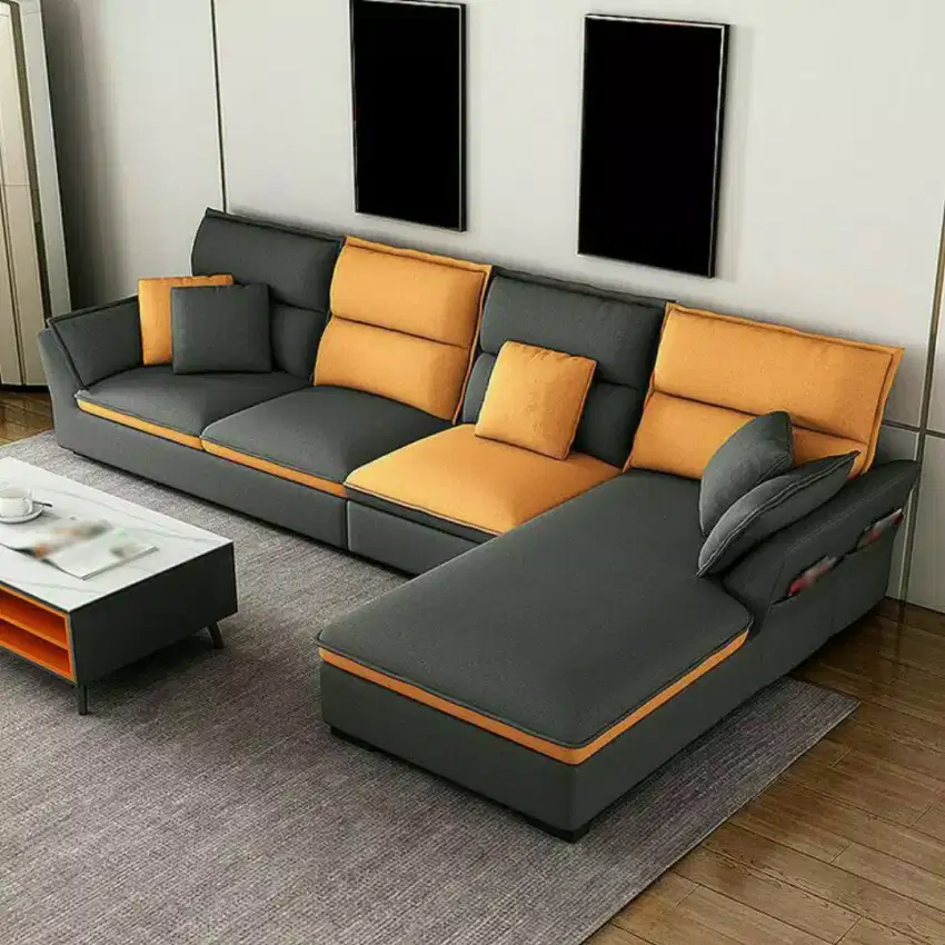 Sofa L Dakron 4 seater Luxury