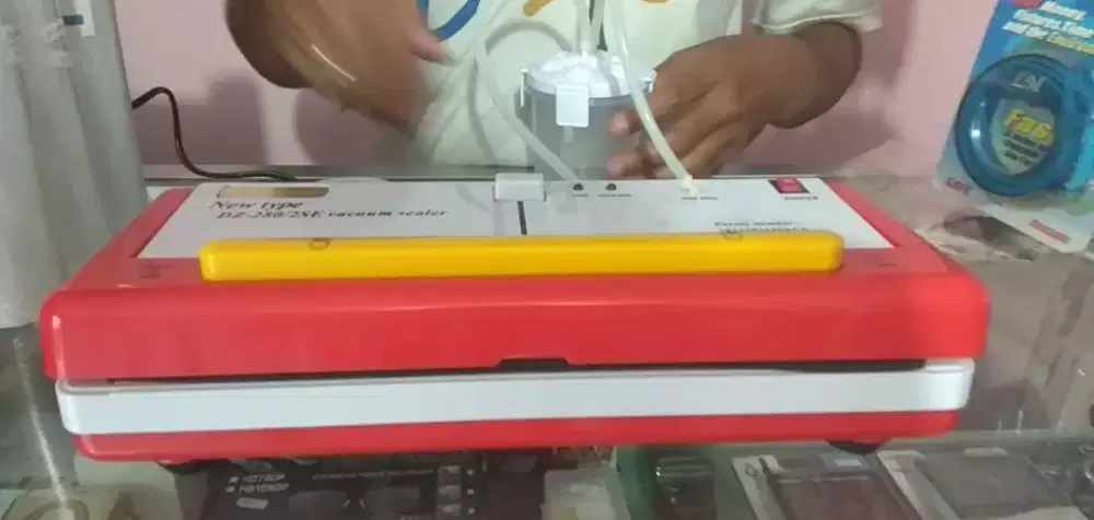 Vacuum Sealer tabung - vacum basah kering - vakum plastik polos