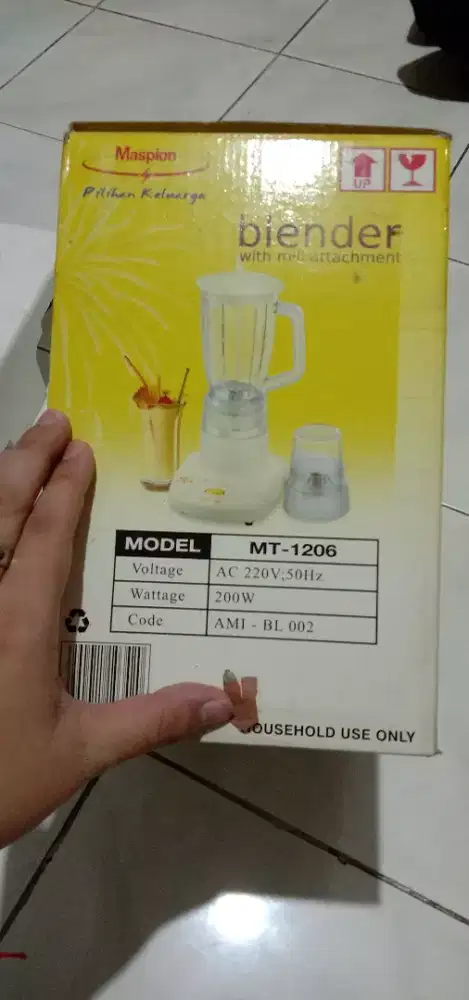 Blender maspion glass kaca