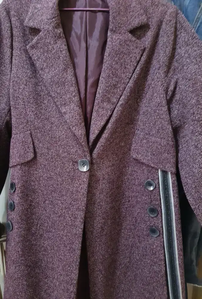 Blazer mantel panjang ukuran XXL, women