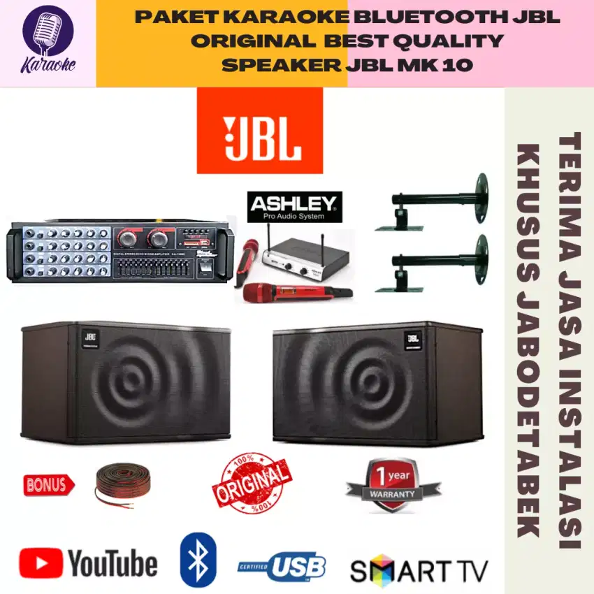 Paket Sound System Karaoke JBL ORI 10 inch