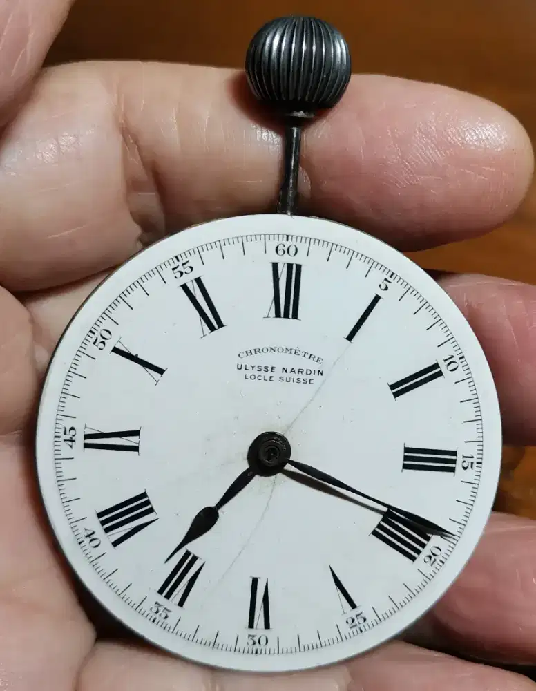 ULYSSE NARDIN, Mesin Jam Saku / Kantong termasuk Crown