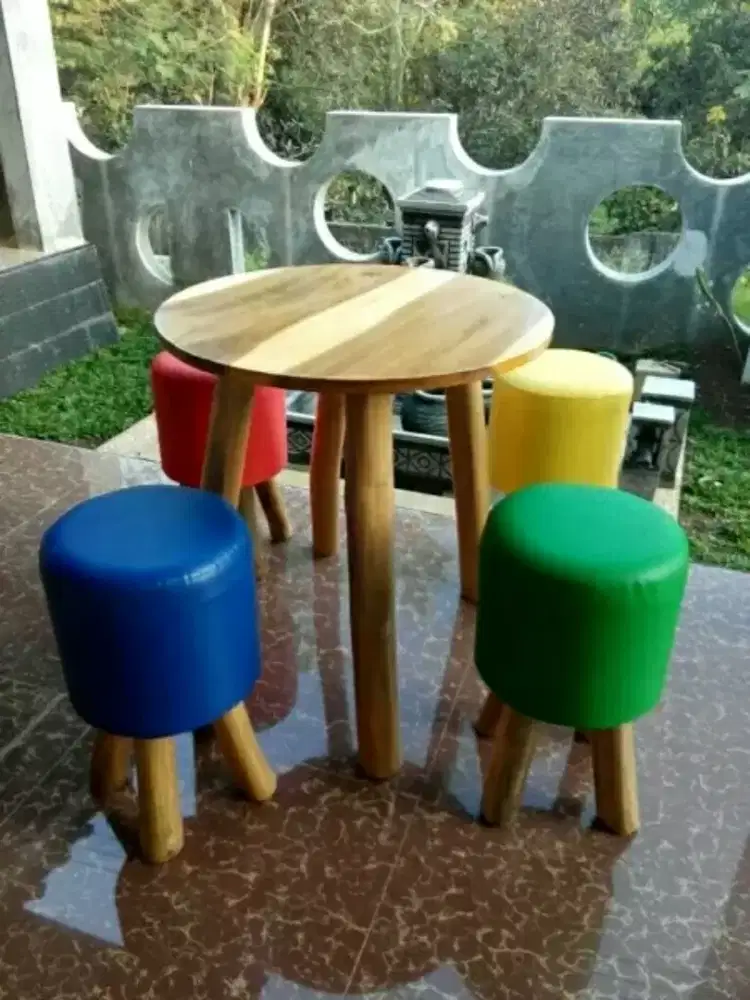 Kursi Stool set Gratis Ongkir