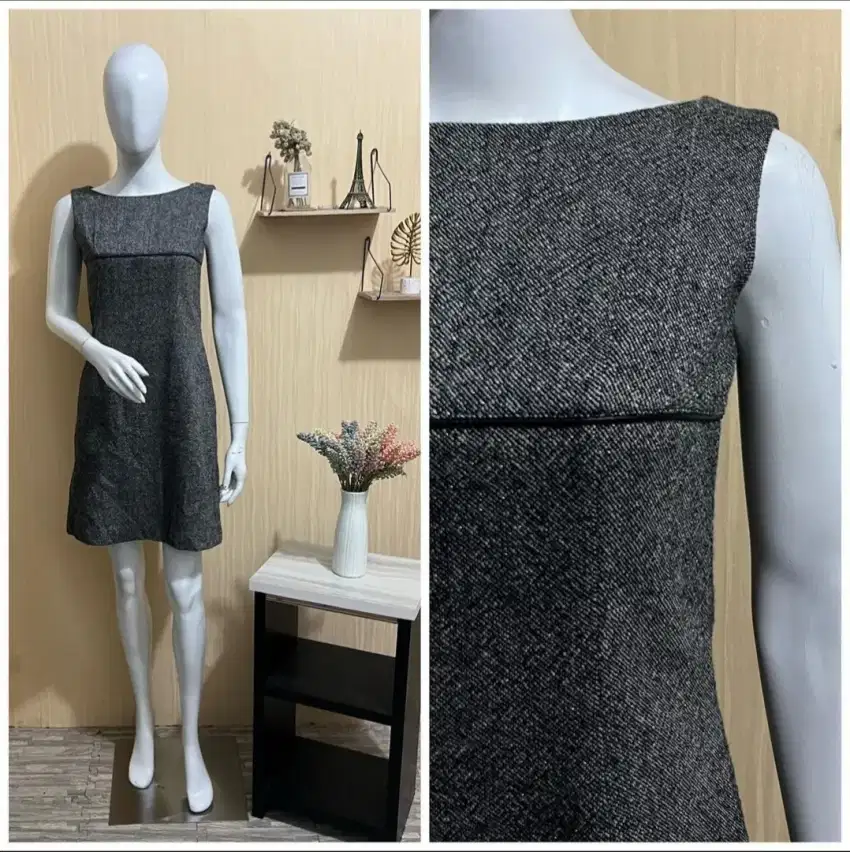 Dress #1 bahan wedges tebal