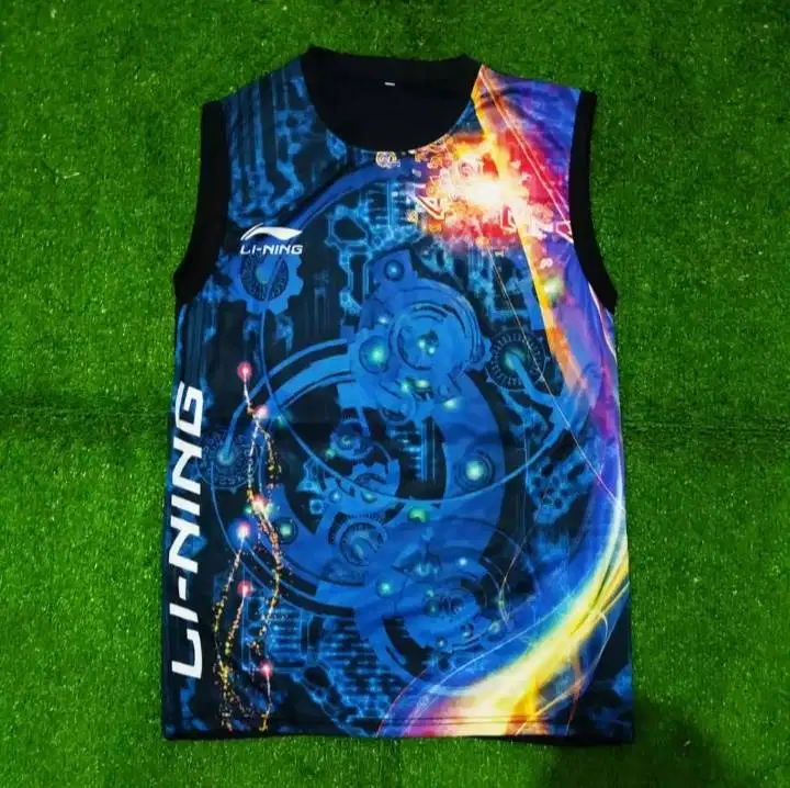 Jersey kaos baju singlet lining Printing