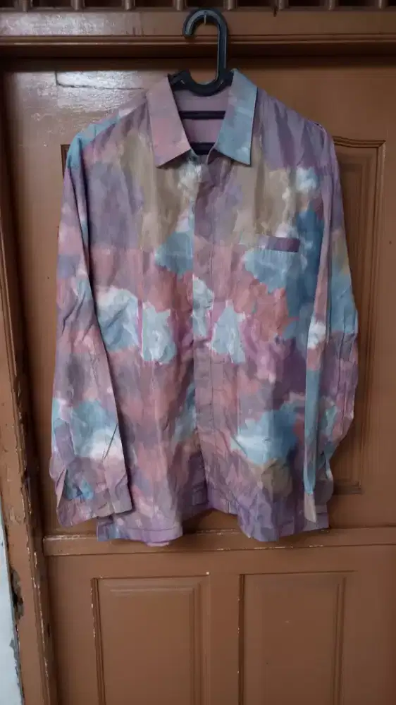 Kemeja pria lengan panjang inner bahan puring adem size L