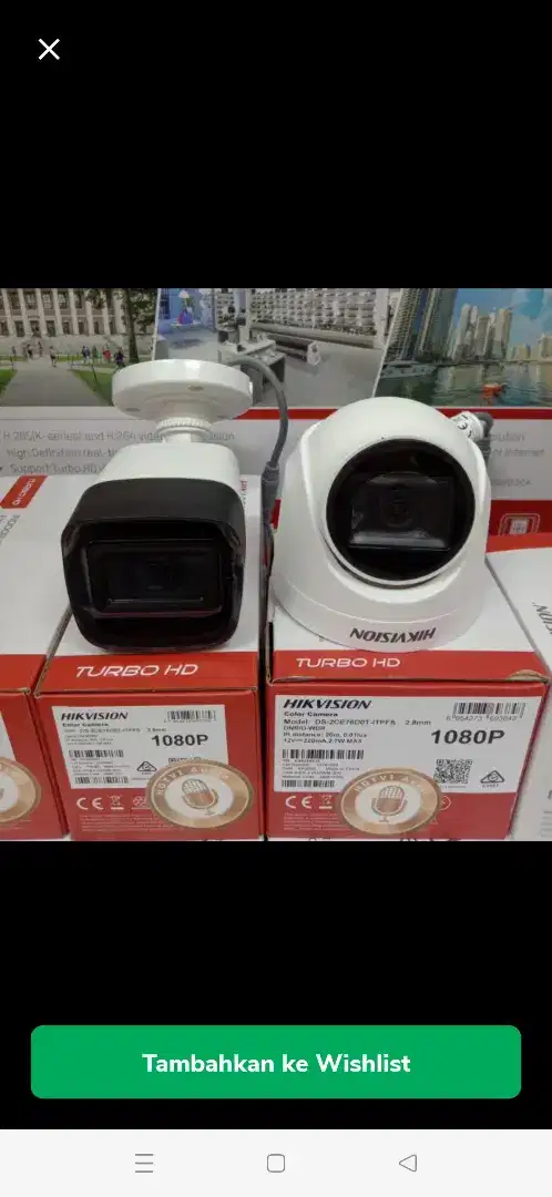 Cctv hikvision 2mp promo