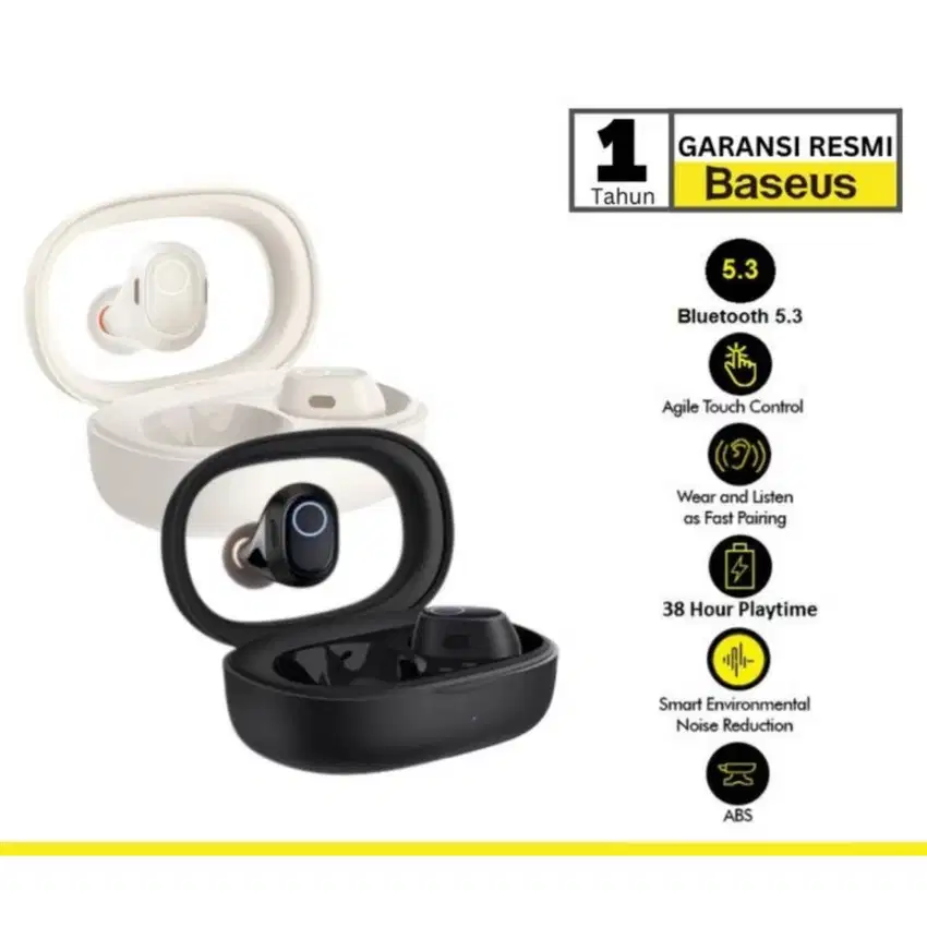 Baseus Bowie WM03 TWS True Wireless Earphone Headset Bluetooth