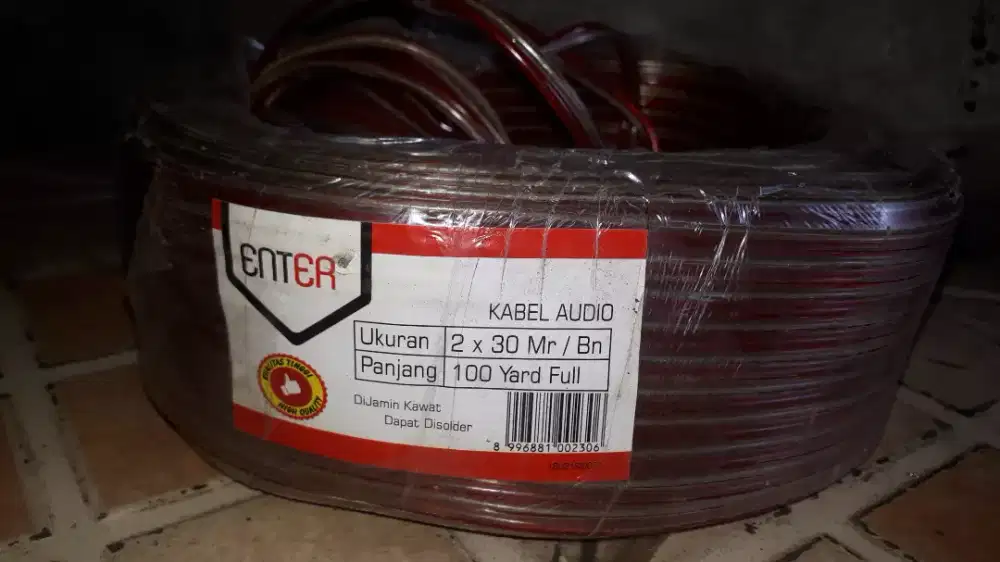 100 m kabel serabut brg baru msh se rol cpt dpt se lg ada nih