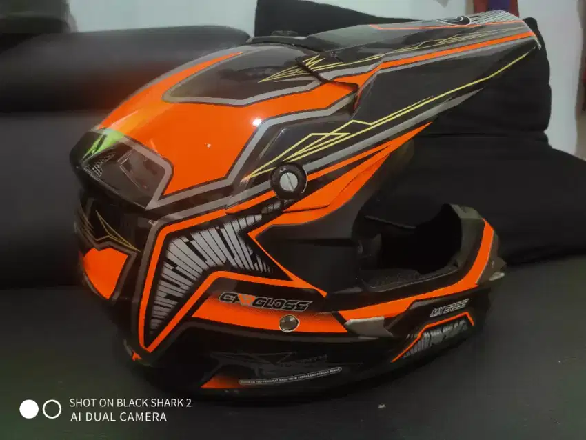 Helm cargloss jpx cross orange M