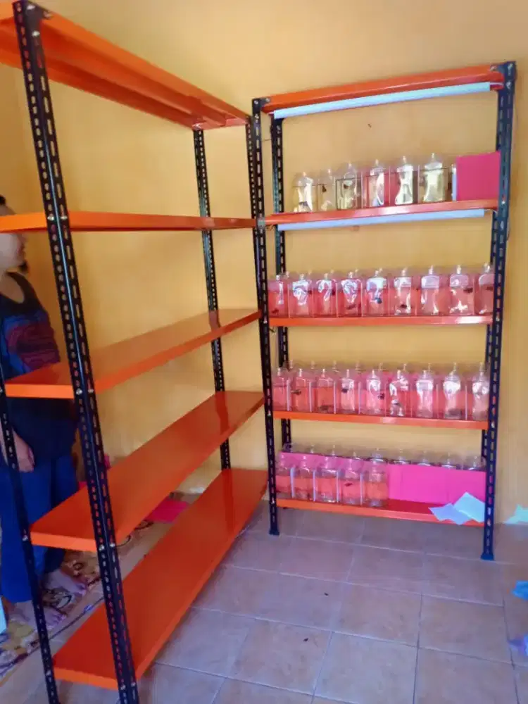 Rak besi siku ful besi  anti rayap anti karat kokoh kusus beban berat