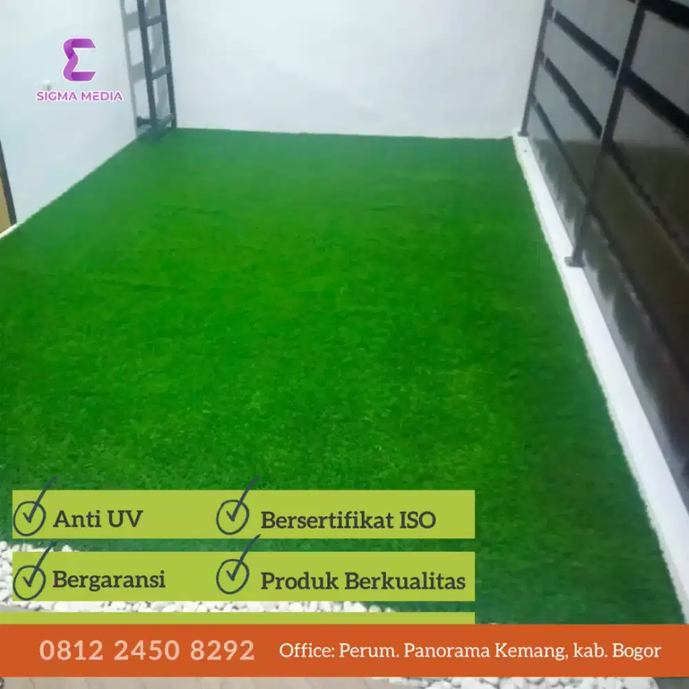Rumput sintetis untuk dekorasi taman o