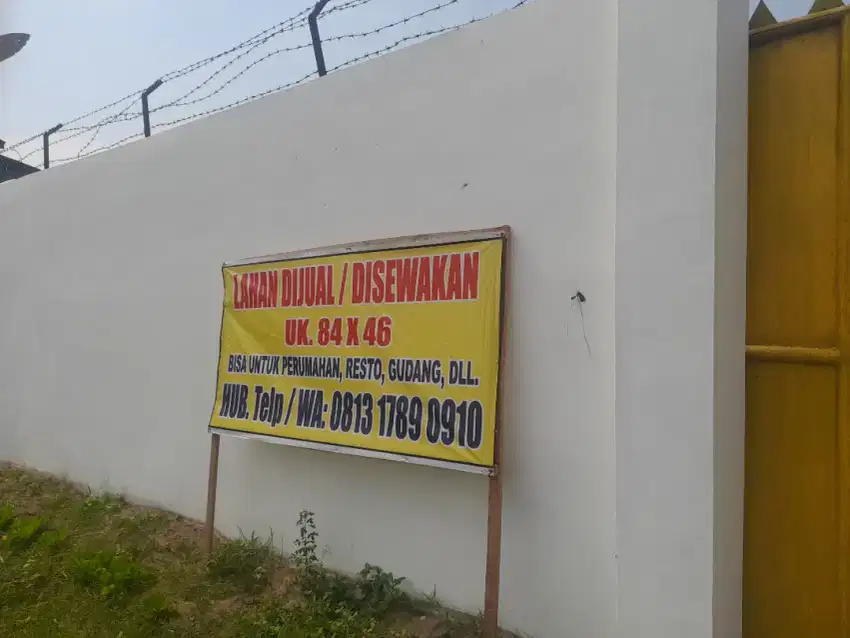 Disewakan murah Gudang Penyimpanan/Produksi Jl.Sidomulyo Psr 9 Tembung