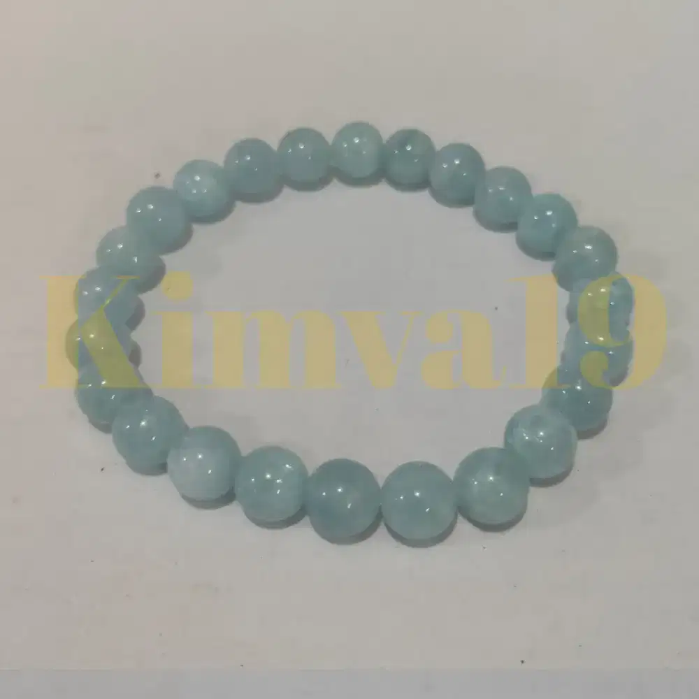 Gelang Ice Aquamarine Natural original