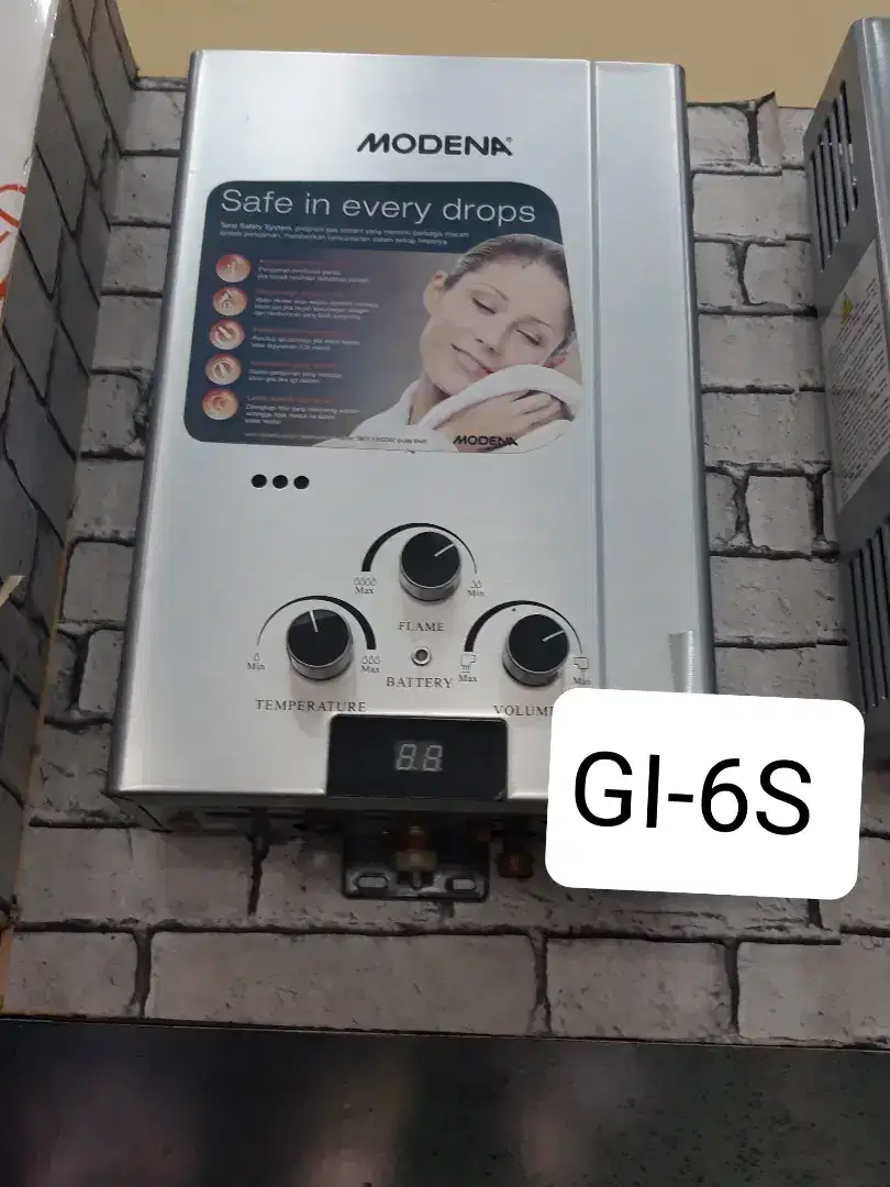 Water Heater Gas Modena High Pressure Gi-6S