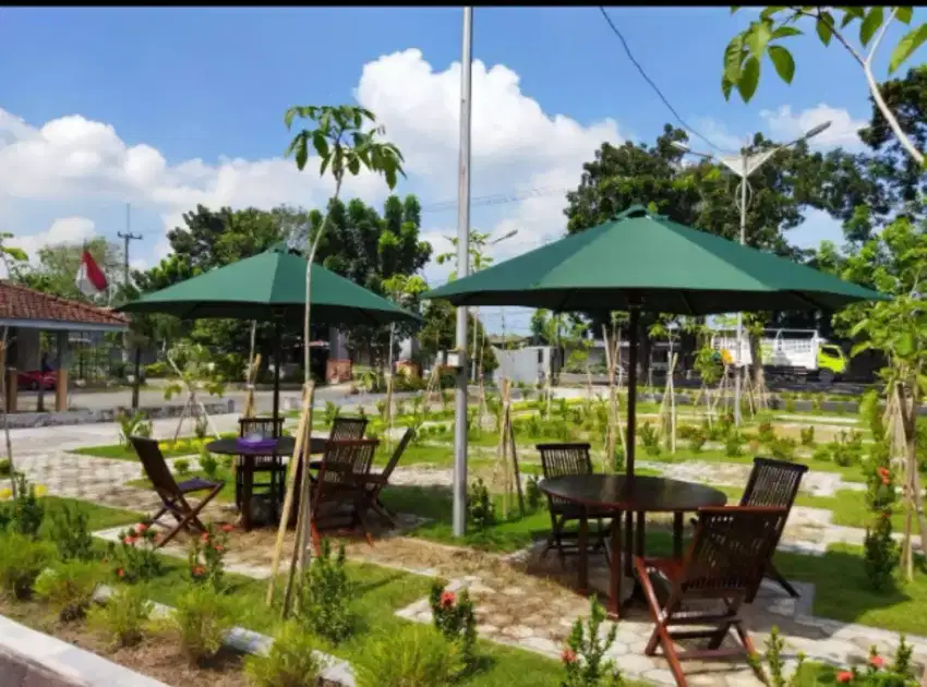 Meja payung cafe,meja taman jati,kursi lipat,meja cafe,meja pantai