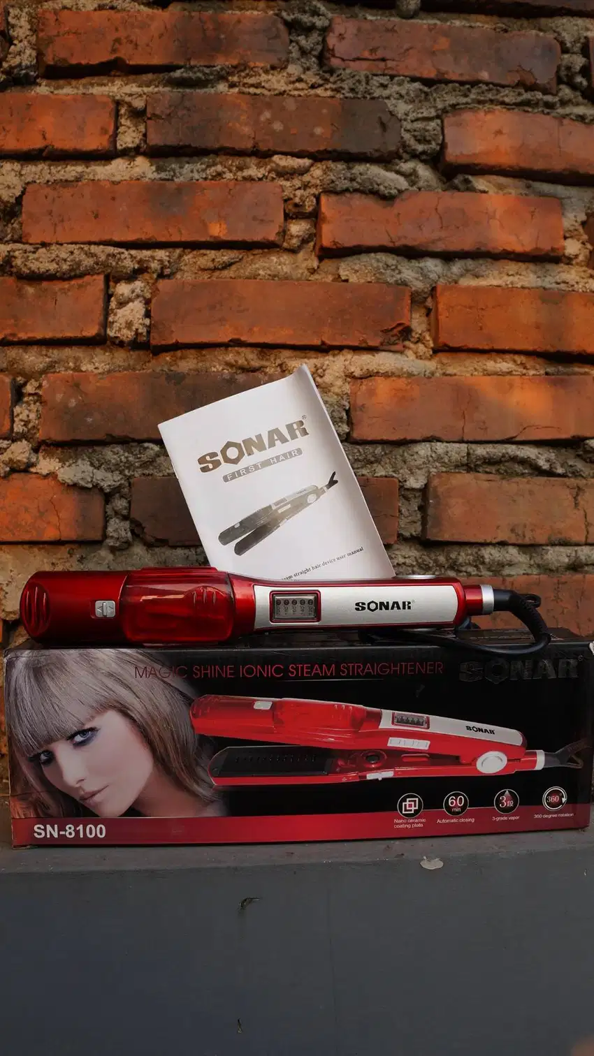 Catokan rambut Uap Sonar SN-8100