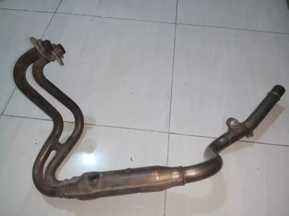 leher knalpot ninja 250 fi new orisinil
