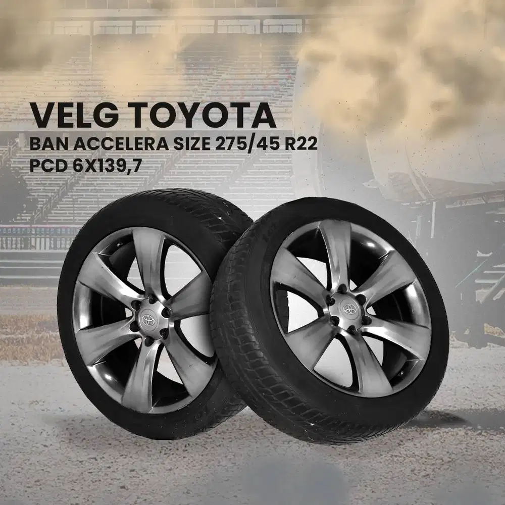 Velg Ring 22 Pcd 6 X 139.7 Ex Fortuner Palang 6